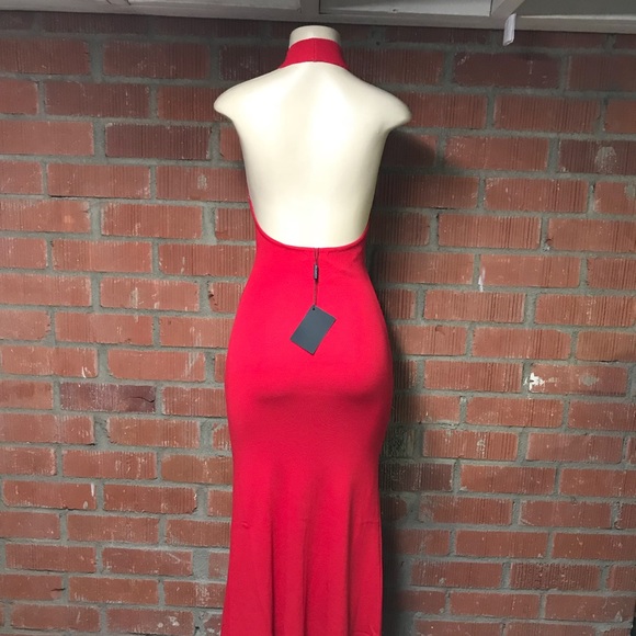 Sexy Lady In Red Maxi Dress🌈 - Picture 3 of 6